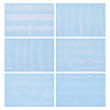 6 Sheets Luminous Paper Tattoo Stickers STIC-TAC0001-007A-2