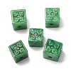 Natural Myanmar Jade Dyed Carved Beads GG-CBABA9C-09B-1