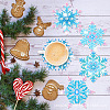 DIY Diamond Painting Christmas Snowflake Coaster Kits WG22379-01-2