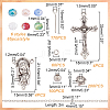 DIY Rosary Beaded Style Necklaces Bracelet Making Finding Kit DIY-AR0003-72-2