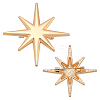2Pcs Star Alloy Lapel Pins for Backpack Clothes JEWB-PH0001-74KCG-1
