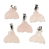 Natural Rose Quartz Pendants G-Z067-01P-07-1