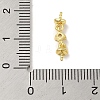 Brass Micro Pave Cubic Zirconia Peg Bails KK-K371-19G-3