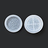 Flat Round DIY Silicone Diamond Storage Box Molds DIY-G079-21B-4