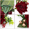 1Pc Silk Brooch AJEW-DJ0001-02-5