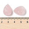 Natural Rose Quartz Cabochons G-K338-40A-02-3