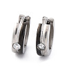 304 Stainless Steel with Cubic Zirconia and Enamel Earrings EJEW-M001-19P-2