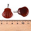 Natural Carnelian(Dyed & Heated) Pendants G-T138-208G-3