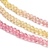 Transparent Painted Glass Beads Strands LS-DGLA-A034-T2mm-A07-4