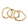 Natural Rutilated Quartz Bead Stretch Bracelets BJEW-K213-20-1