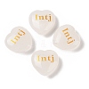 Natural Quartz Crystal Heart Engraving MBTI Figurines Statues for Home Office Desk Decorations X1-G-K353-05B-1