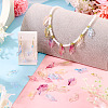 192Pcs 6 Colors Baking Paint Transparent Glass Pendants DGLA-TA0001-41-8