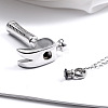 Hammer Urn Ashes Pendant Necklace BOTT-PW0001-073B-S-2