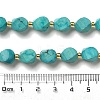 Dyed Natural Howlite Beads Strands G-G023-B01-01C-5