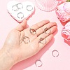 SHEGRACE Adjustable Brass Ring Components XGR0088P-132P-5