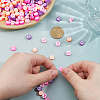 400Pcs 4 Styles Handmade Polymer Clay Beads CLAY-FH0001-28-3