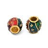 Alloy Enamel Beads FIND-A049-08G-2