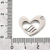 201 Stainless Steel Pendants STAS-A116-01P-08-3