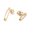 304 Stainless Steel Stud Earrings Findings EJEW-Z017-02G-2