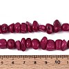 Dyed Natural Yellow Jade Beads Strands G-ZX005-13D-5