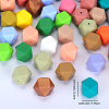 Hexagonal Silicone Beads SI-JX0020A-57-2