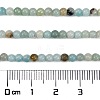 Natural Flower Amazonite Beads Strands G-M438-A08-01-4