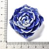 Synthetic Shell Dyed Carved Flower Connector Charms SHEL-D081-01C-6