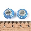 Opaque Resin European Beads RESI-T057-29D-3