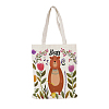 Animal Printed Canvas Women's Tote Bags ABAG-L018-A04-1