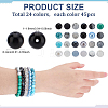1080pcs 24 Style Glass Beads GLAA-PH0001-61-3