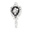 Halloween Rack Plating Alloy Enamel Pendants PALLOY-F018-26AS-01-1