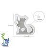 Cute Cat Shape Vase Resin Silicone Mold Dropping Glue DIY Cat Water Cultivation Branch Flower Arranger Wholesale PW-WG5B0E2-02-1