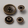 Alloy Snap Button FIND-WH0421-74O-2