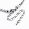 304 Stainless Steel Snake Chain Bracelets X-BJEW-H491-01P-3