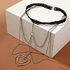 Alloy Sexy Hollow Elastic Multilayer Heart Chain FS-WGB5E69-01-2