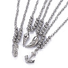 Non-Tarnish 304 Stainless Steel Pendant Necklaces NJEW-O113-04P-2