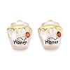 Brass Micro Pave Cubic Zirconia Pendants KK-T073-54-1