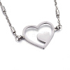 Tarnish Resistant 304 Stainless Steel Link Bracelets BJEW-E347-P-3