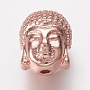 Brass Beads KK-P134-03RG-1