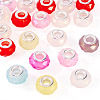 20Pcs Pearlized Resin European Beads RESI-TA0004-36-2