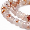 Natural Dendritic Agate Beads Strands X-G-C011-01A-4