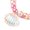 Plastic & Resin Bead Jewelry Set for Kids SJEW-F221-03-3
