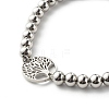 Tree of Life Link Bracelets for Men Women BJEW-JB06686-4