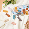 Biyun 54Pcs 9 Colors Microfiber Leather Labels DIY-BY0001-13-5