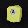 Random Single Color or Random Mixed Color Mini Plastic Craft Paper Punch Sets for Scrapbooking & Paper Crafts AJEW-L051-17-2