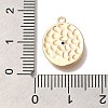 Brass Micro Pave Cubic Zirconia Pendants KK-U038-06G-3