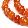 Natural Banded Agate Graduated Beads Strands G-P589-A01-01C-4