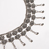 Tibetan Style Butterfly Zinc Alloy Tassel Waist Belly Chains for Women FS-WG3E192-01-2