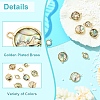 9Pcs 3 Styles Natural Paua Shell Connector Charms KK-YW0003-61-2