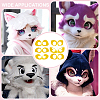 6 Styles 6 Pair Acrylic Craft Eye DOLL-BC0001-01A-5